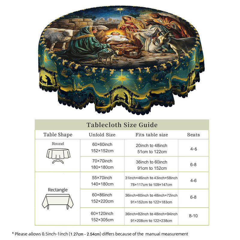Nappe en polyester lavable foncé foncé, L 70,8 po x l 55,12 po