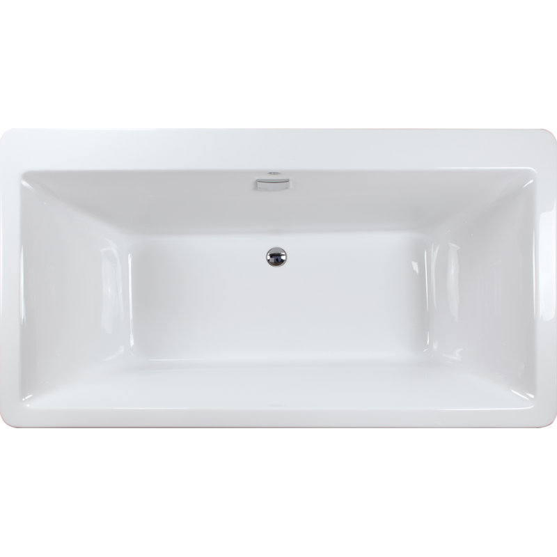 67'' x 36'' Freestanding Soaking Acrylic Bathtub