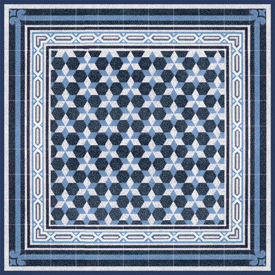 Italian Mosaic In Blue III