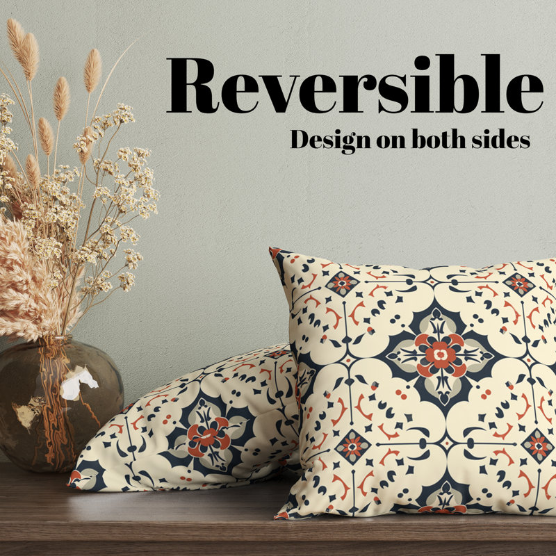 Housse de coussin décoratif Sana Eastern Elegance, H 18 po x l 18 po