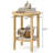 Round End Table, 2-Tier Boho Side Table-1764265904