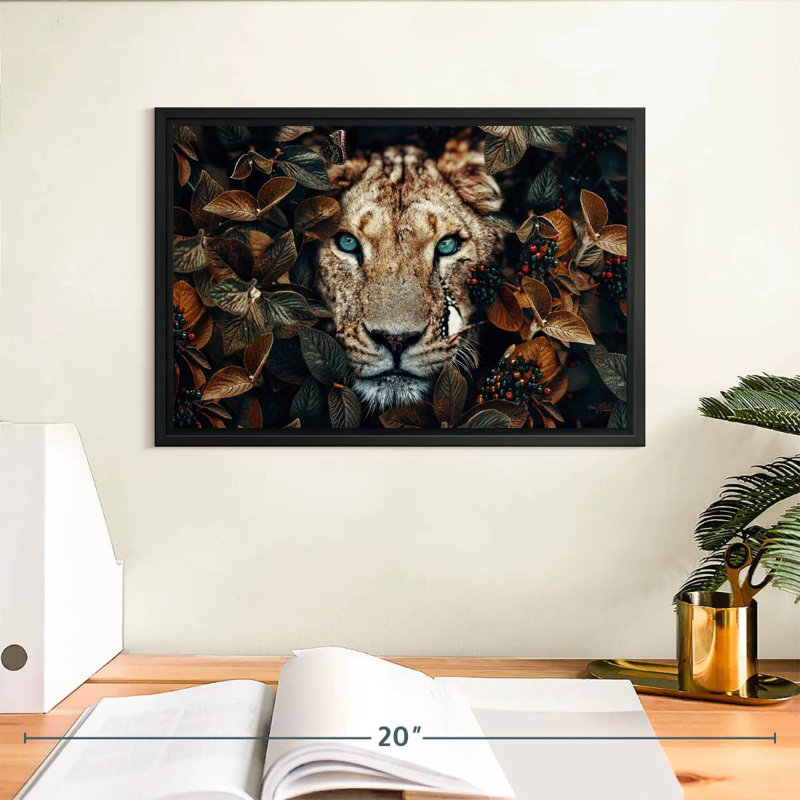 Lioness I, 9" H x 13" W