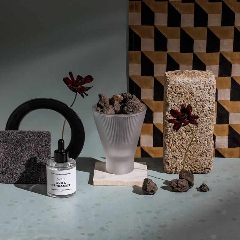 Diffuseur de roches de lave ZAI - Santal et épice, Gelé