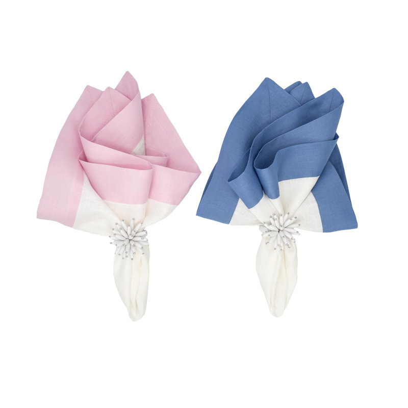 Linen Square Napkin, Pink