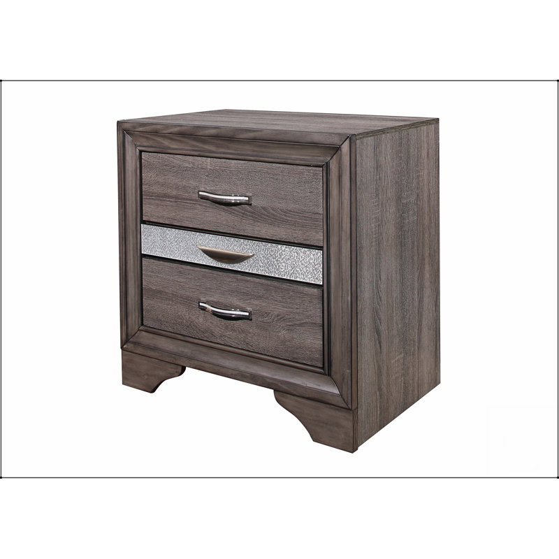 Table de chevet Ryder Sparkle avec une construction durable et un design moderne, parfaite pour les espaces compacts et la décoration intérieure élégante.