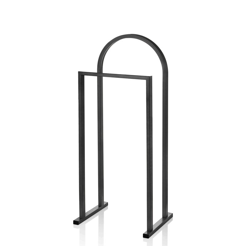 Portemanteaux en métal, Noir, H 39,4 po x l 15,7 po x P 13 po