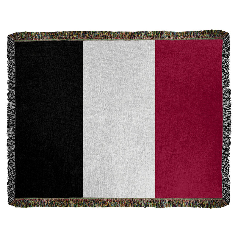 Couverture en coton basket Los Angeles, l 52 po x L 37 po, Or/ noir / violet