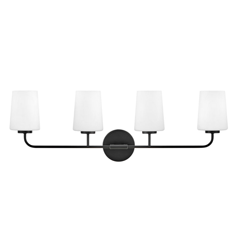 Fitz 4 - Light Dimmable Vanity Light, Black