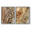 Tree Texture Triptych I-Premium Framed Print -Ready to Hang - No Nails Required - No Nails Required-108035379-108035381