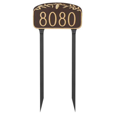 1-Line Lawn Address Sign