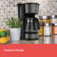 Cafetière programmable noire 12 tasses Black Decker