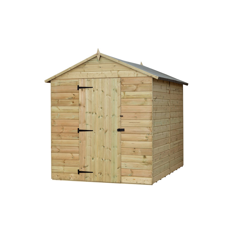 Premier Apex Shiplap Wooden Shed, 5ft. W x 10ft. D