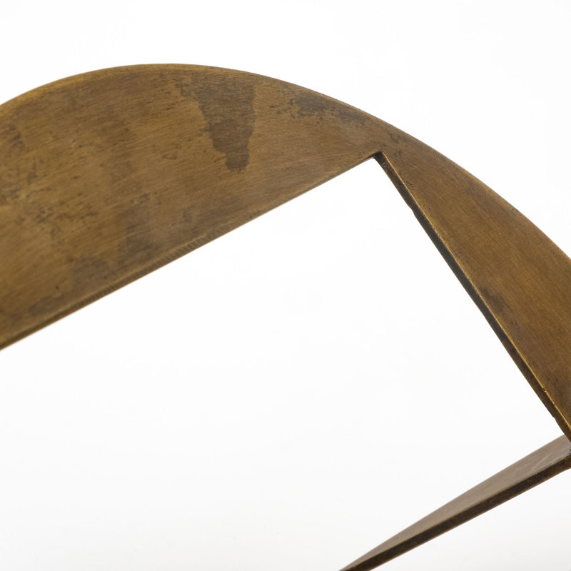 Sculpture de table Melun, H 9 po x l 9 po x P 9 po, Or