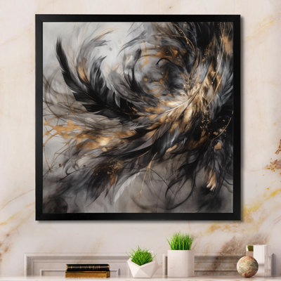 Patrickson, or et noir «Expressions of Freedom I» sur toile