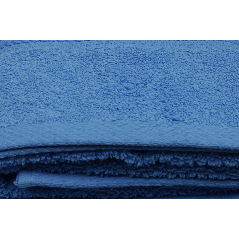 Débarbouillette 100% coton de qualité supérieure, bleu foncé, 19,7 po x 35,4 po | 500 g / m² pour une ultra-absorbance | Lavable à la machine à 104 ° F | Doux et durable, parfait pour la salle de bain ou le spa, design luxueux et élégant