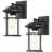 Schlesinger Seeded Glass Outdoor Wall Light(Set of 2)-370581990