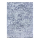 Overdyed One-of-a-Kind Rectangle 9' X 12'2" Hand Knotted Area Rug
