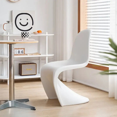 Chaise d'appoint en S finition mate