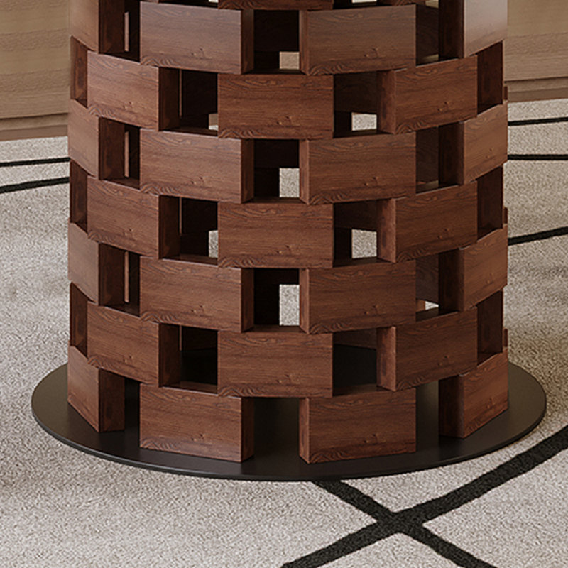 Ensemble de table de salle à manger en pierre frittée, Tanné, H 29,53 po x L 47,24 po x l 47,24 po