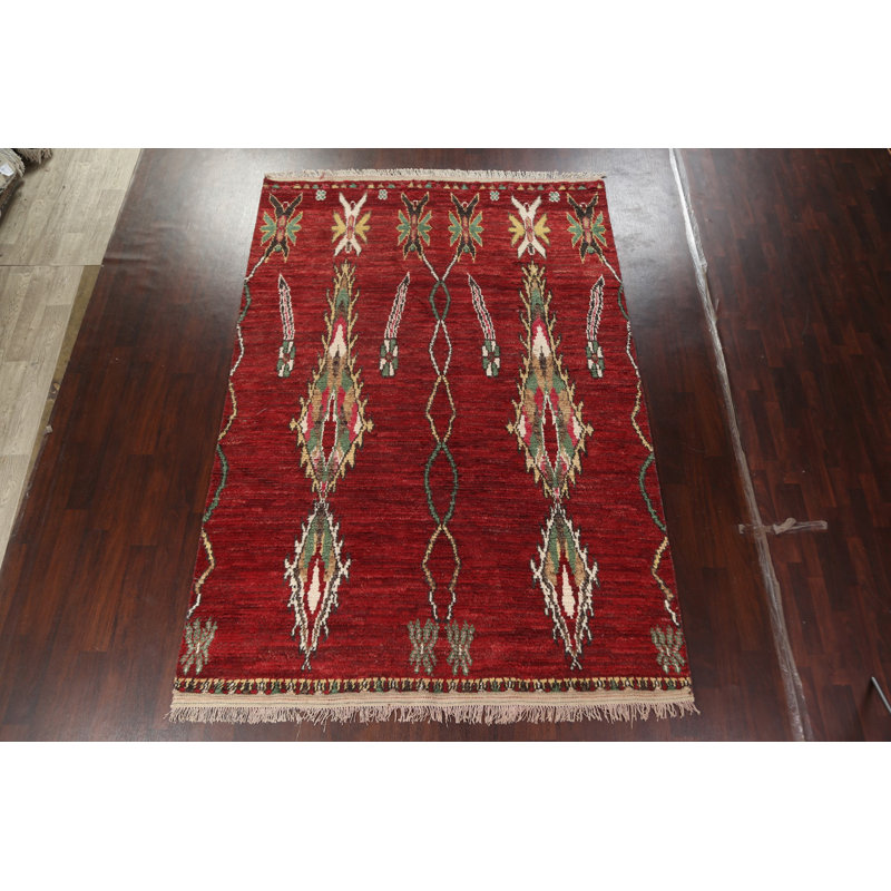 One-of-a-Kind Area Rug Red