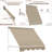 6' Drop Arm Retractable Awning - Sun Protection, Aluminum Fasteners, Ideal For Outdoor Living