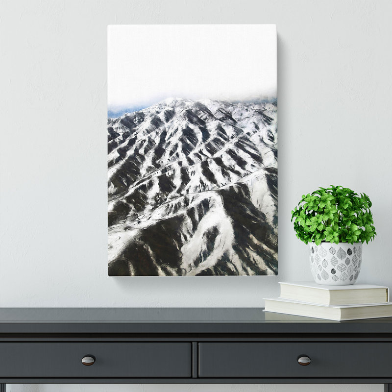 Mountain Range In Afghanistan - Wrapped Canvas, 91cm H x 60cm W x 3cm D