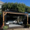 Pavillon de jardin 10 pi x 12 pi de pavillon mauve à toit rigide pour patio