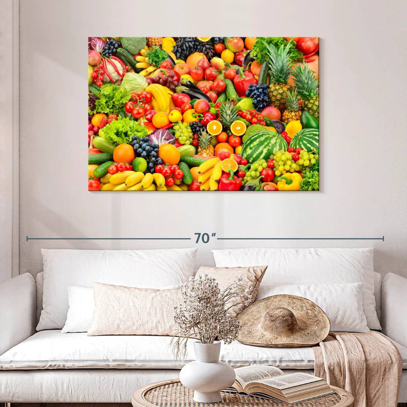 Yarlin, fruits et légumes frais, H 30 po x l 45 po