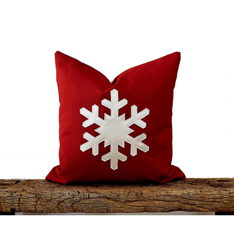 Housse de coussin Red Christmas, H 17 po x l 17 po