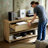 Panora Solid Wood Console Table with Drawers & Shelves-1617998594