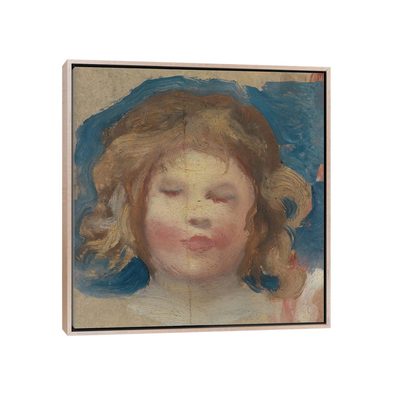 Print, 93.98 cm H x 93.98 cm W x 4.445 cm D, Natural Wood