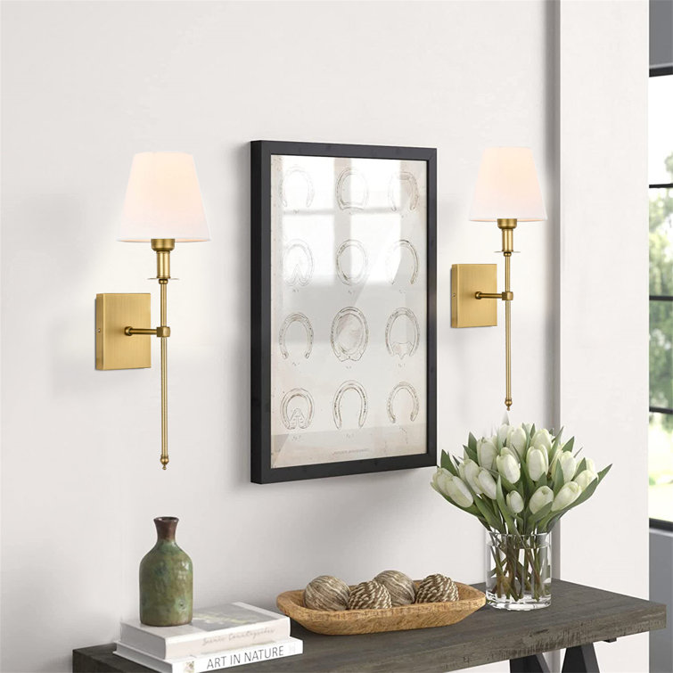 Latitude Run® 1 Light Dimmable Wall Sconce Set Of 2 & Reviews