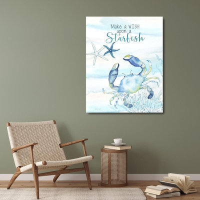 Dovecove Coulter, Cynthia Gallery Wrapped Canvas Art Titled: Great Blue Sea XVIII