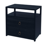Lark 2 Drawer Wide Nightstand
