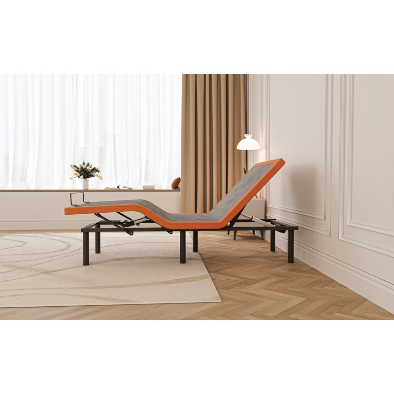 Structure de lit réglable de fabrication thaïlandaise E3000 avec massage, télécommande sans fil, zéro gravité et contrôle des applications
