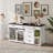3 Drawer Two Compartment Dog Crate-686444973