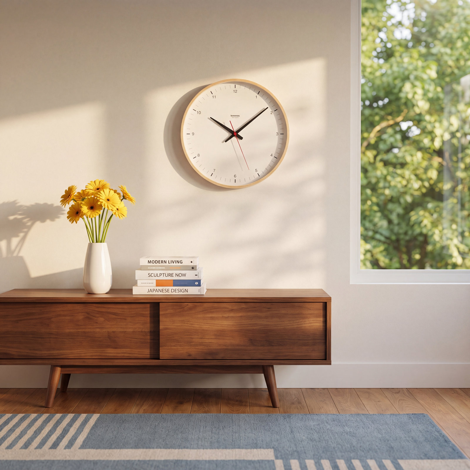 Lemnos Plywood Wall Clock