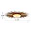 Sunburst 2-Light Fixture Flush Mount