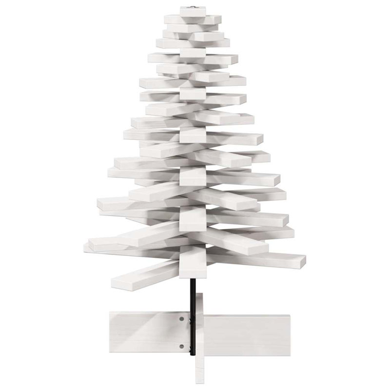 Christmas Decorative Accent, 80cm H x 52cm W x 52cm D, White