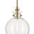 1 Light Pendant with Clear Glass-111187490-111187492-111187496