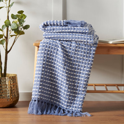 Stab Stitch 125x150cm Blanket Throw