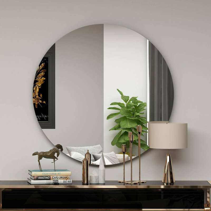 Peerson Mirror, Black, 70cm H x 2.20cm W