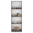 Home Bookcase With 4-Shelf Modern Display Unit For Books And Decor -Office-123264363