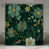 Motif floral vert