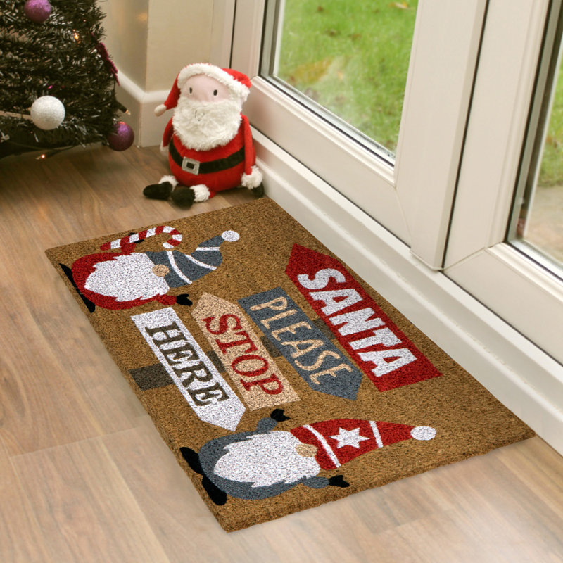 Non-Slip Christmas Doormat