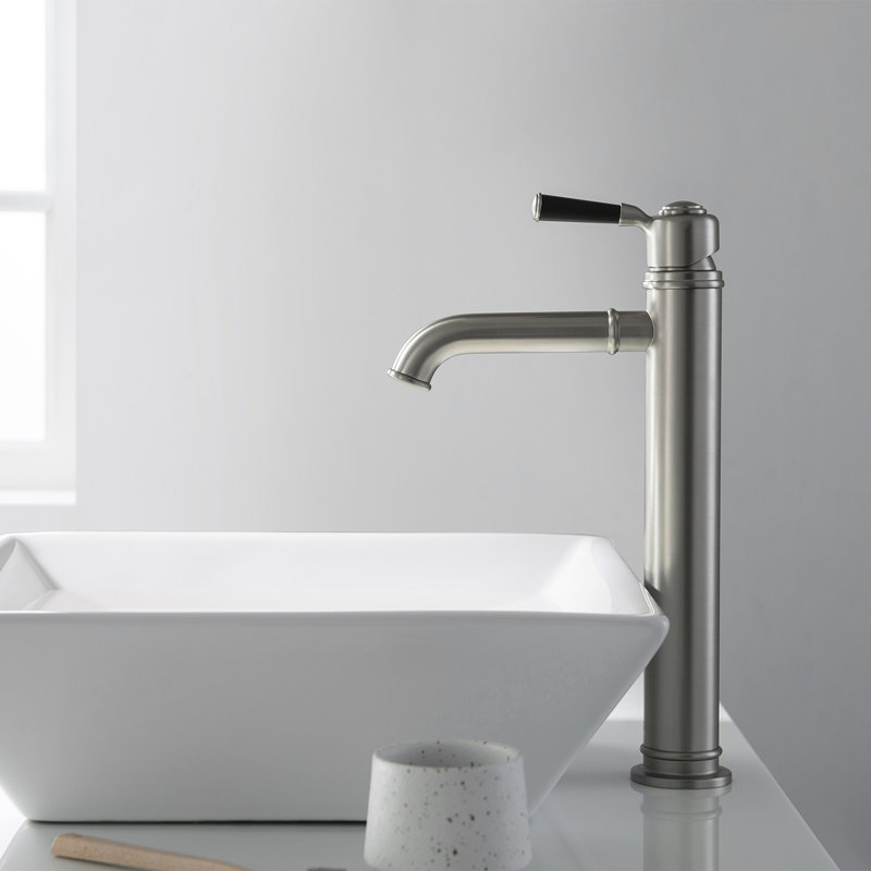 Robinet pour salle de bain Victorian, Nickel brossé
