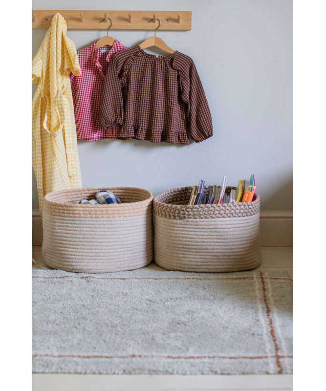 Decorative Basket, Natural/Honey