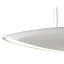 Coles 6 - Light Silver Bowl Pendant