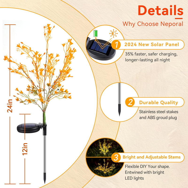 Green Solar Powered Integrated LED Pathway Light