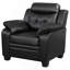 Fauteuil d'appoint rembourré et rembourré Winchell